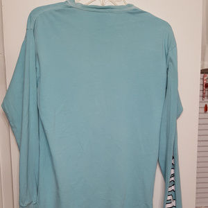 PINK Victoria's Secret Tops - T shirt by Pink/VS lt. blue PINK Victoria's Secret Tops - T shirt by Pink/VS lt. blue